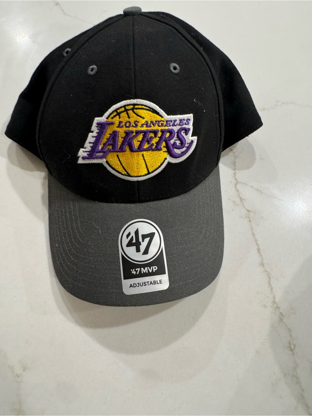'47 Brand Los Angeles Lakers Two-Tone Cap - Black & Gray